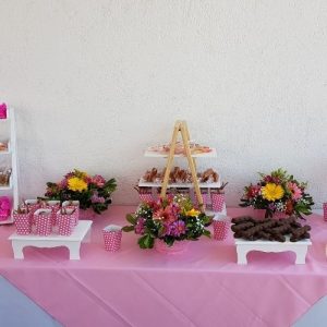 Mesa de dulces para banquetes 
